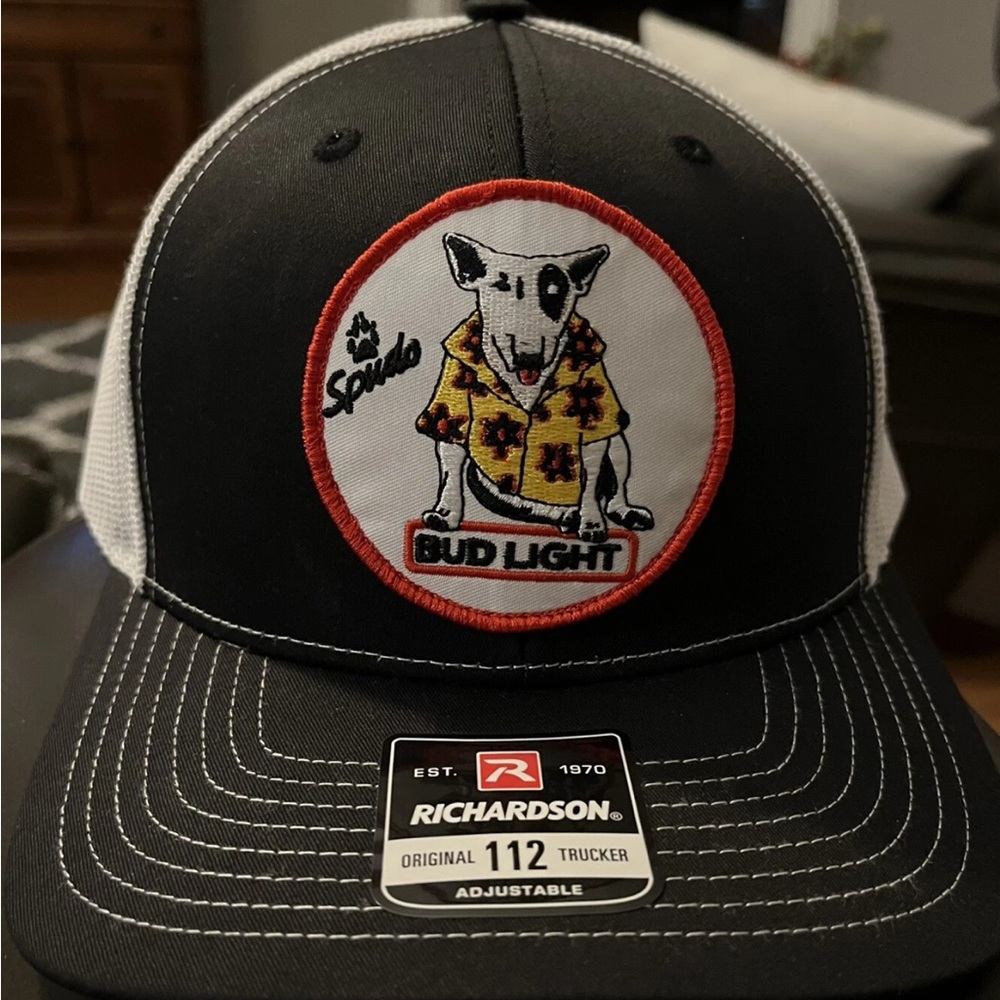 Spuds Mackenzie Bud Light Richardson 112 SnapBack Trucker Hat